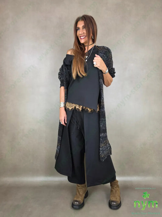 Pantalone Milano Stitch doppio pannello N 60vi35pa5ea - U / NERO / AI26 - PANTALONE