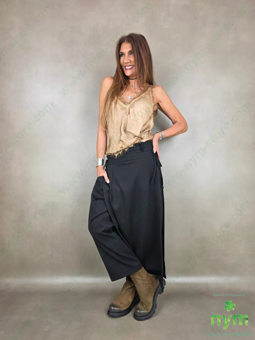 Pantalone Milano Stitch doppio pannello N 60vi35pa5ea - U / NERO / AI26 - PANTALONE