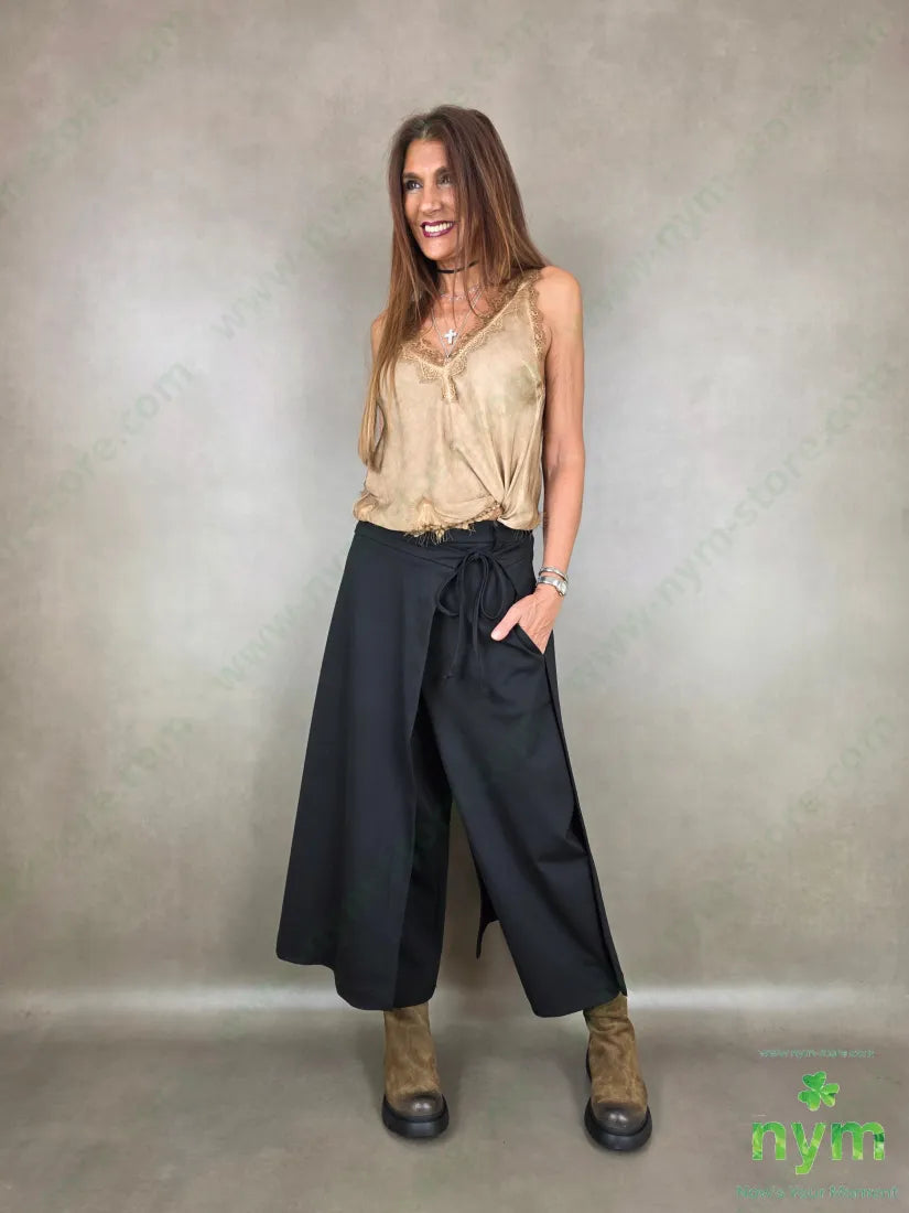 Pantalone Milano Stitch doppio pannello N 60vi35pa5ea - U / NERO / AI26 - PANTALONE