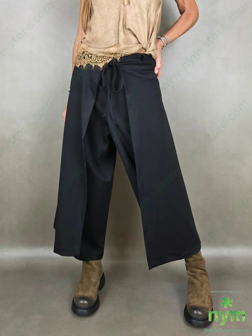 Pantalone Milano Stitch doppio pannello N 60vi35pa5ea - U / NERO / AI26 - PANTALONE