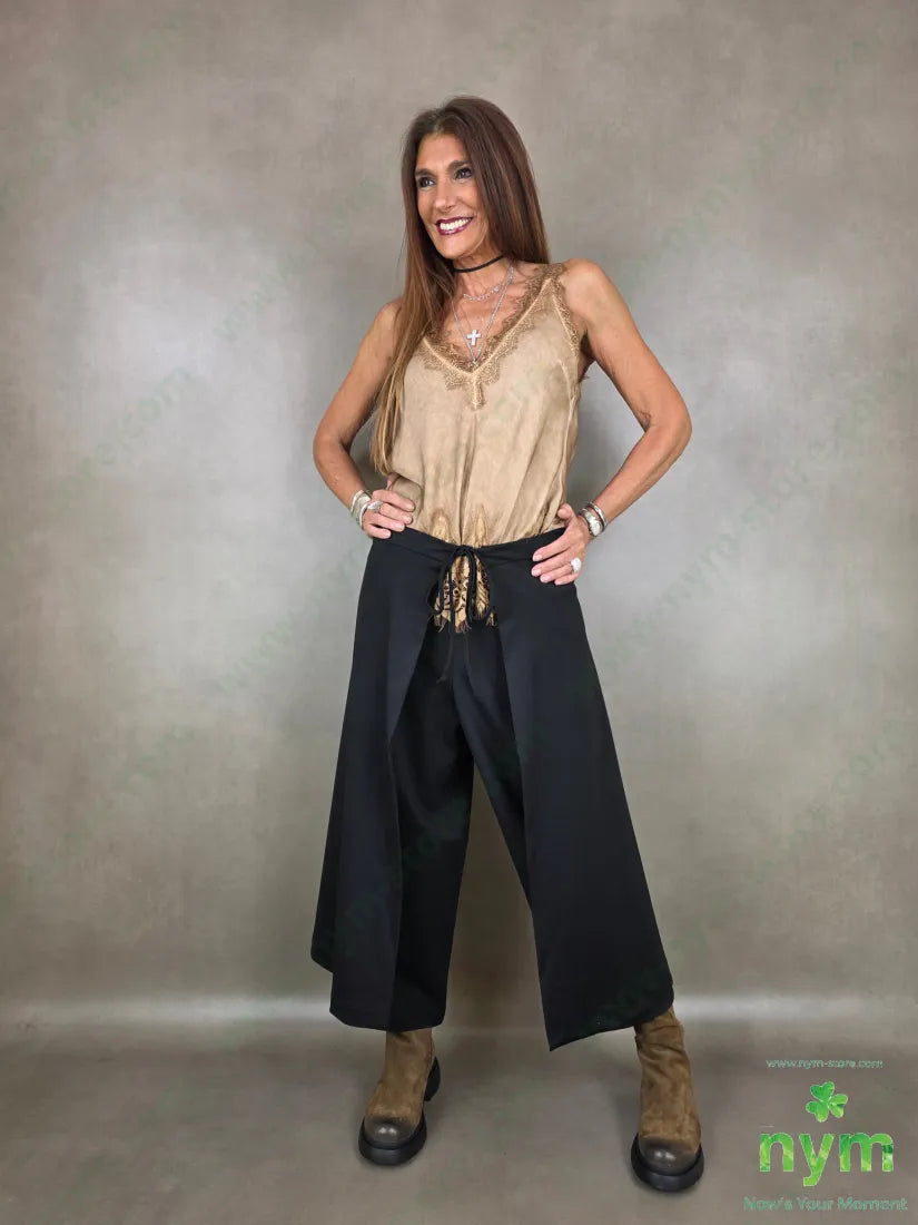 Pantalone Milano Stitch doppio pannello N 60vi35pa5ea - U / NERO / AI26 - PANTALONE