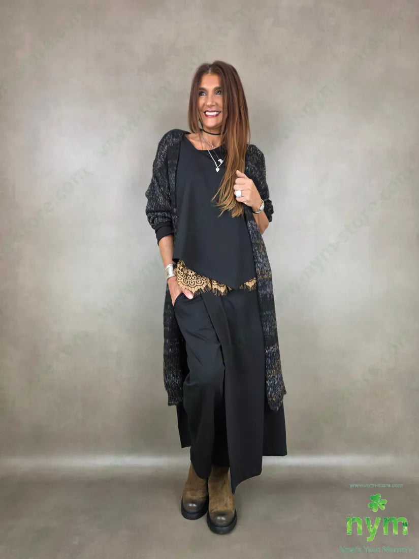 Pantalone Milano Stitch doppio pannello N 60vi35pa5ea - U / NERO / AI26 - PANTALONE