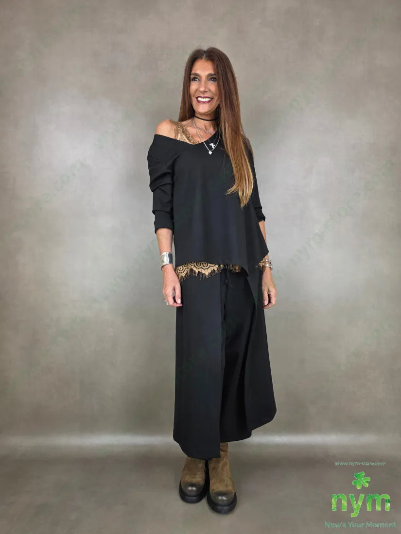 Pantalone Milano Stitch doppio pannello N 60vi35pa5ea - U / NERO / AI26 - PANTALONE