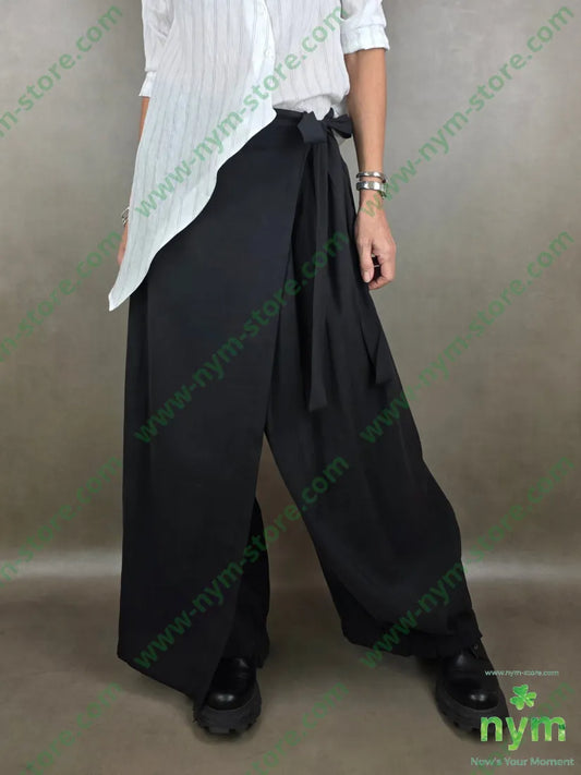 pantalone pareo e pinces 82vi15pl U / NERO / PE26 PANTALONE