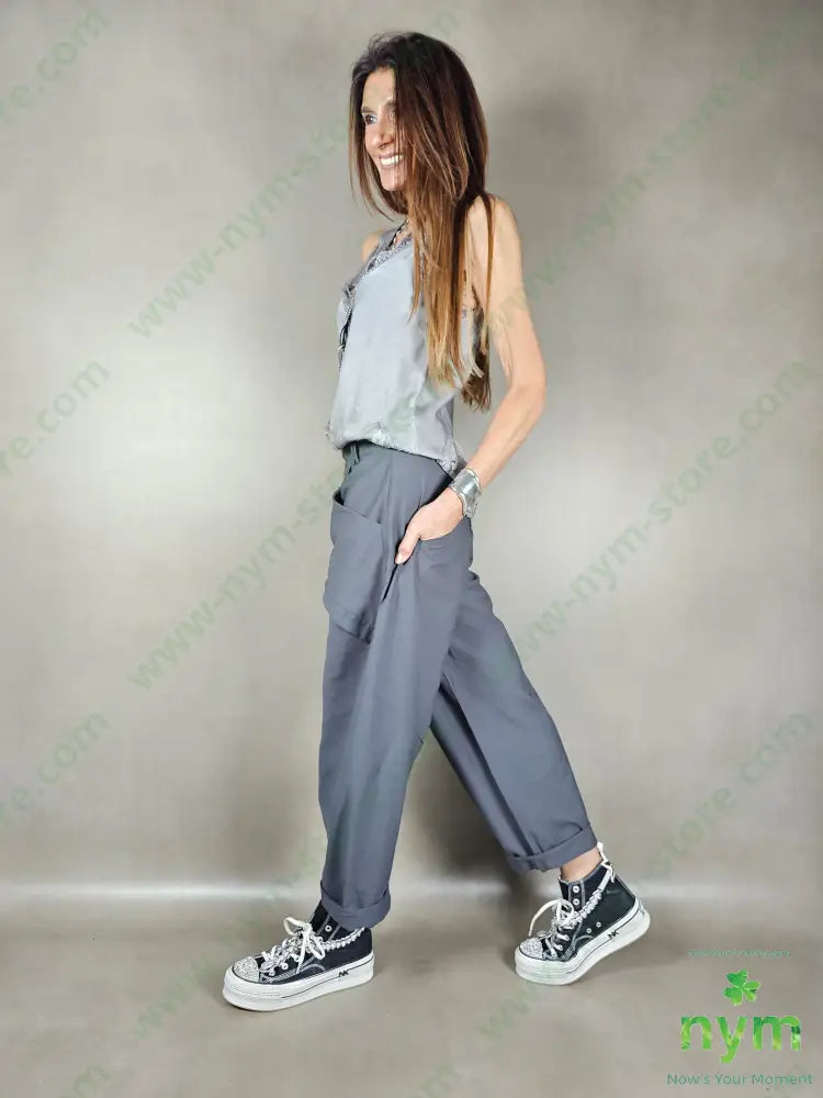pantalone passanti incrociati 81vi13pa6co PANTALONE