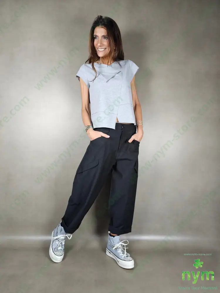 pantalone passanti incrociati 81vi13pa6co PANTALONE