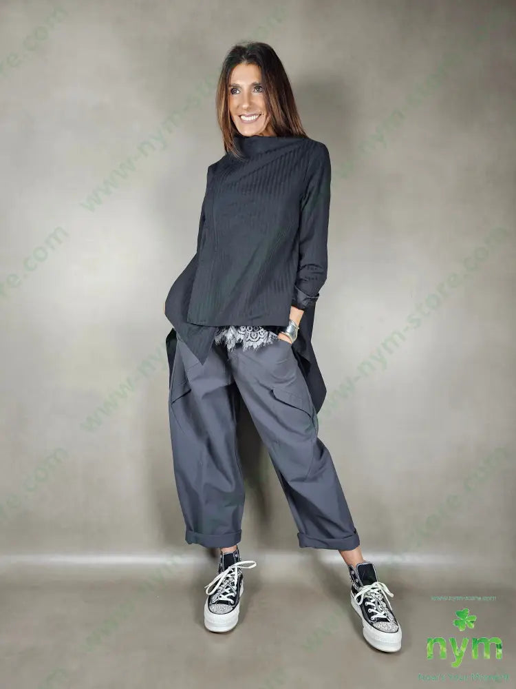 pantalone passanti incrociati 81vi13pa6co PANTALONE