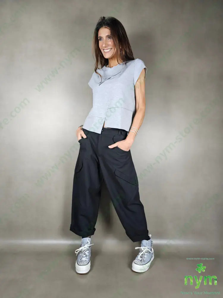 pantalone passanti incrociati 81vi13pa6co PANTALONE