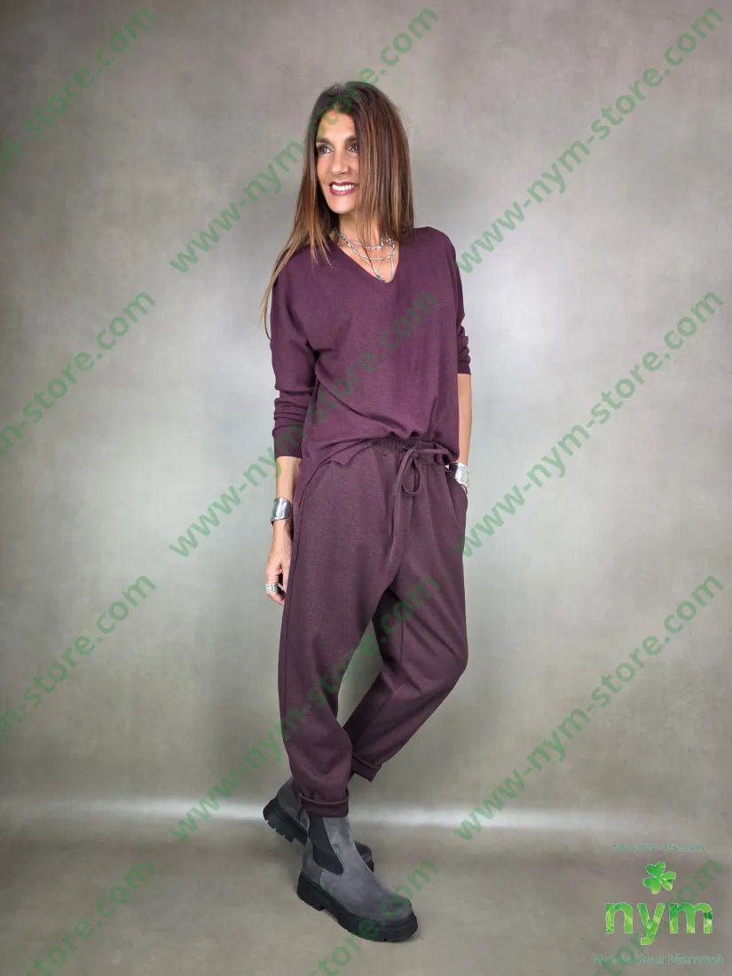 pantalone pesante coulisse 65vi30ny5ea PANTALONE