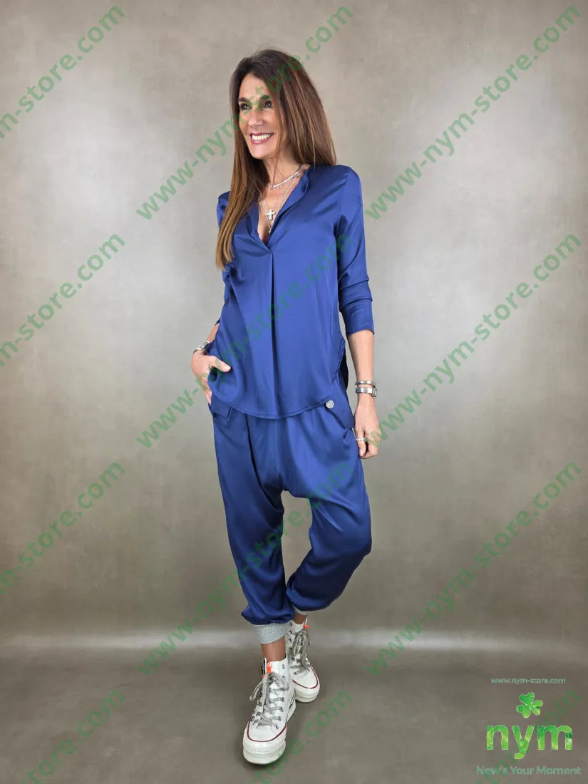 pantalone polsino lurex 96vi4ea PANTALONE