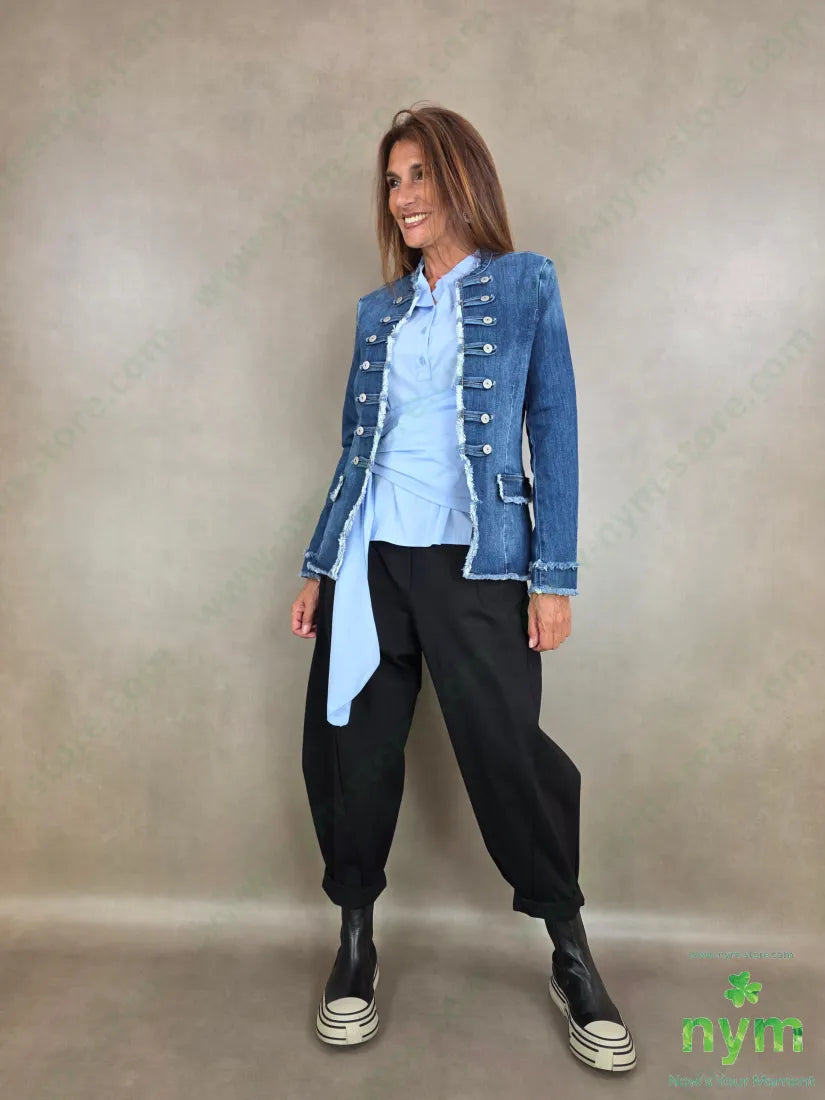 pantalone punto roma tasche ad asola 65vi30ny5ea - U / NERO / AI26 - PANTALONE