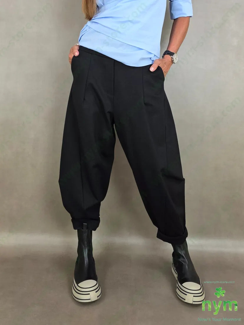 pantalone punto roma tasche ad asola 65vi30ny5ea - U / NERO / AI26 - PANTALONE