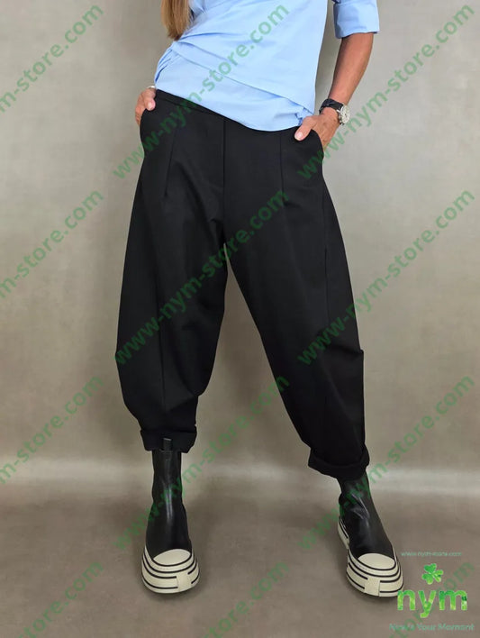 pantalone punto roma tasche ad asola 65vi30ny5ea - U / NERO / AI26 - PANTALONE