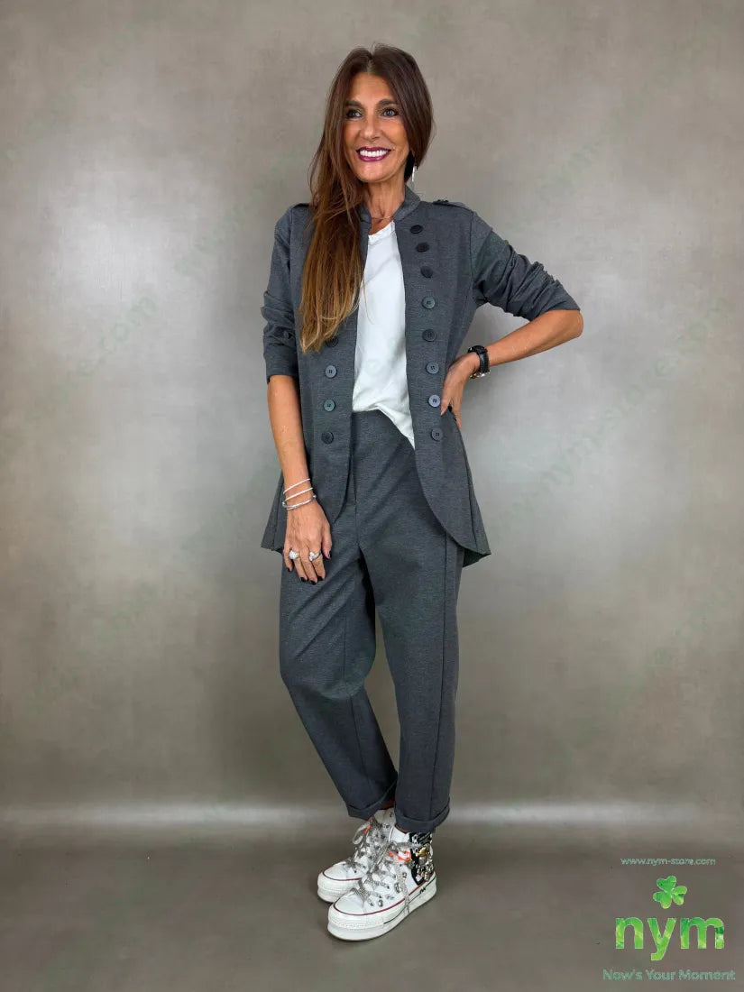 Pantalone punto roma una tasca dietro 65vi30ny5ea - PANTALONE