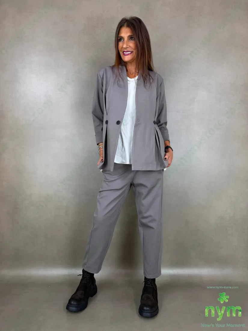 Pantalone punto roma una tasca dietro 65vi30ny5ea - PANTALONE