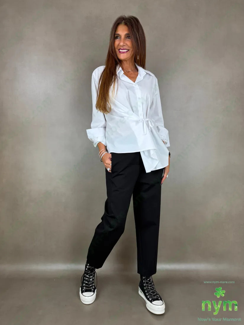 Pantalone punto roma una tasca dietro 65vi30ny5ea - PANTALONE