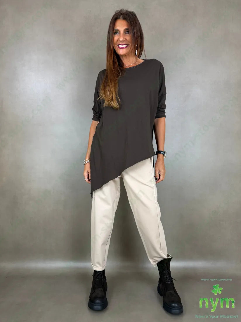 Pantalone punto roma una tasca dietro 65vi30ny5ea - PANTALONE