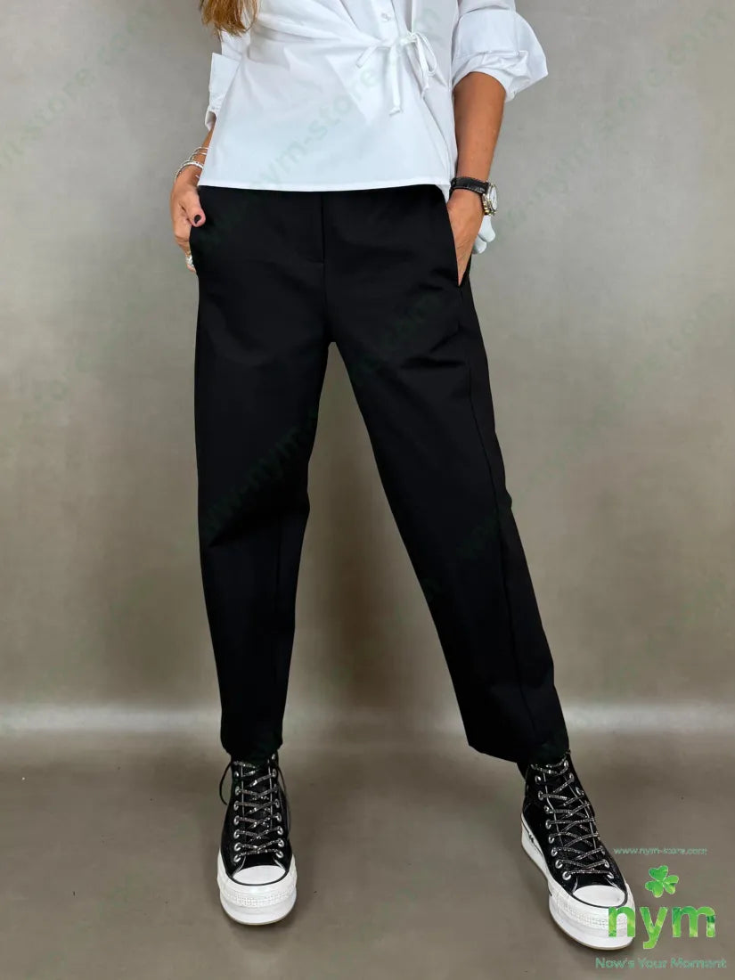 Pantalone punto roma una tasca dietro 65vi30ny5ea - U / NERO / AI26 - PANTALONE