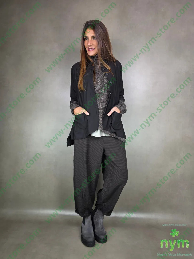 pantalone riga cucitura fondo 100co PANTALONE