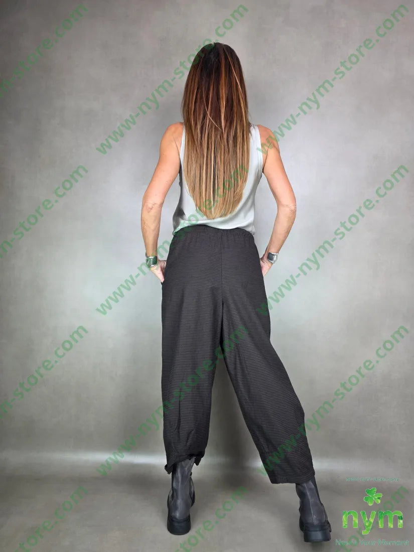 pantalone riga cucitura fondo 100co PANTALONE