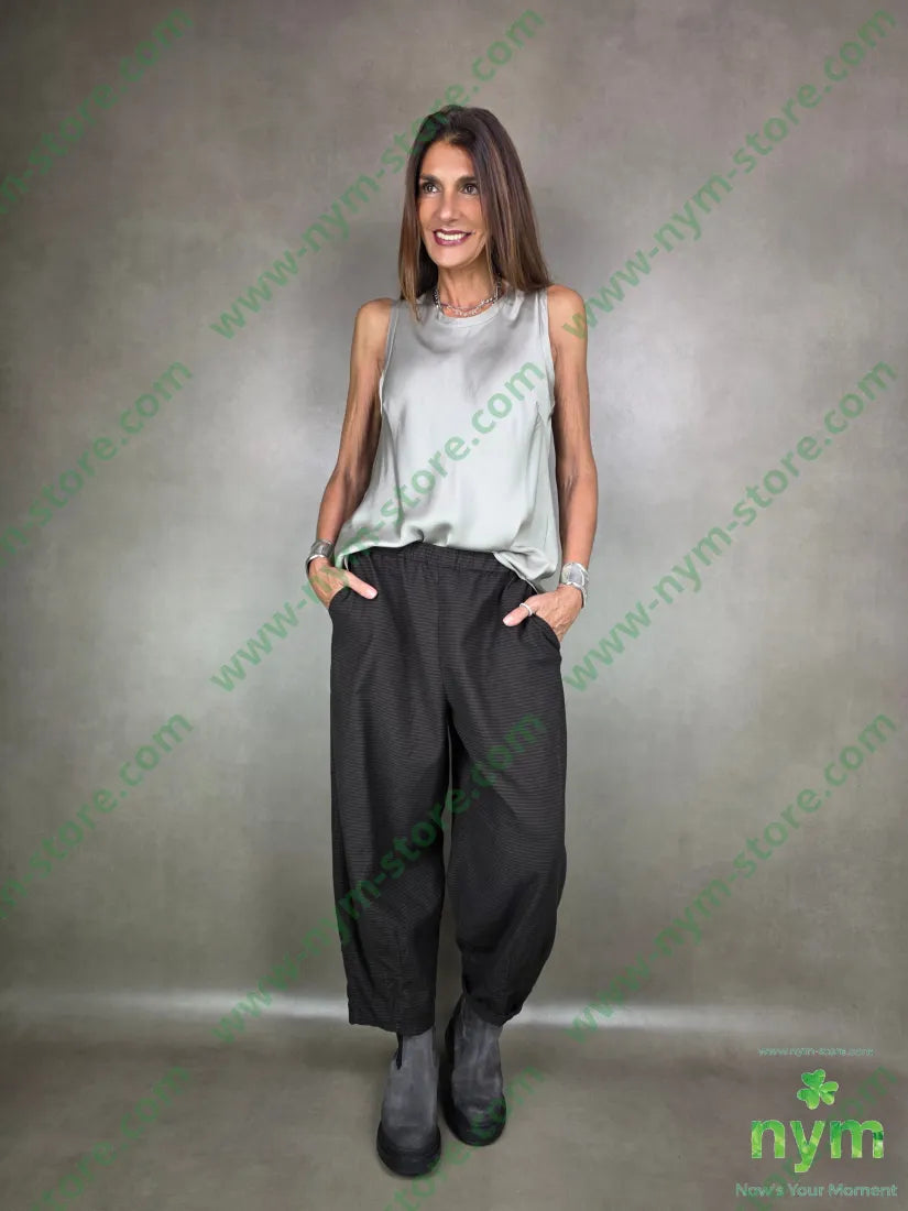 pantalone riga cucitura fondo 100co PANTALONE