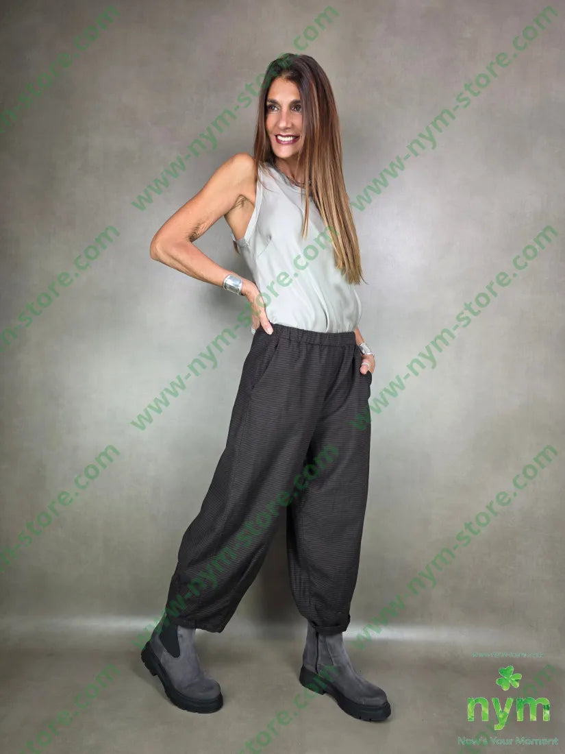 pantalone riga cucitura fondo 100co PANTALONE