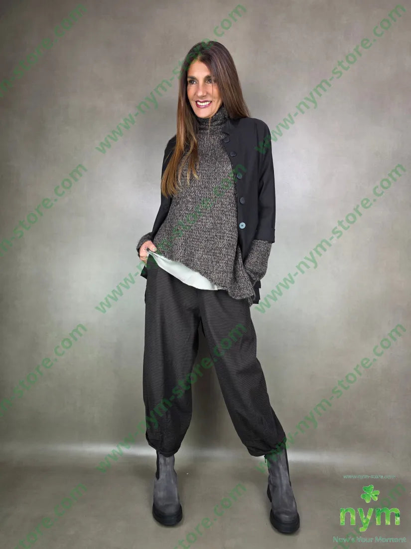 pantalone riga cucitura fondo 100co PANTALONE