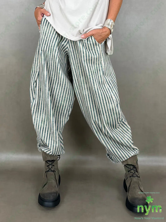 pantalone riga melange ciniglia 100co - U / OTTANIO / AI26 - PANTALONE