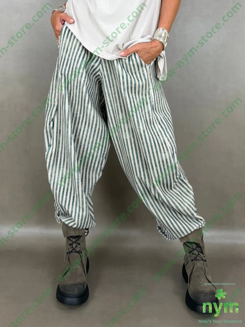 pantalone riga melange ciniglia 100co - U / OTTANIO / AI26 - PANTALONE