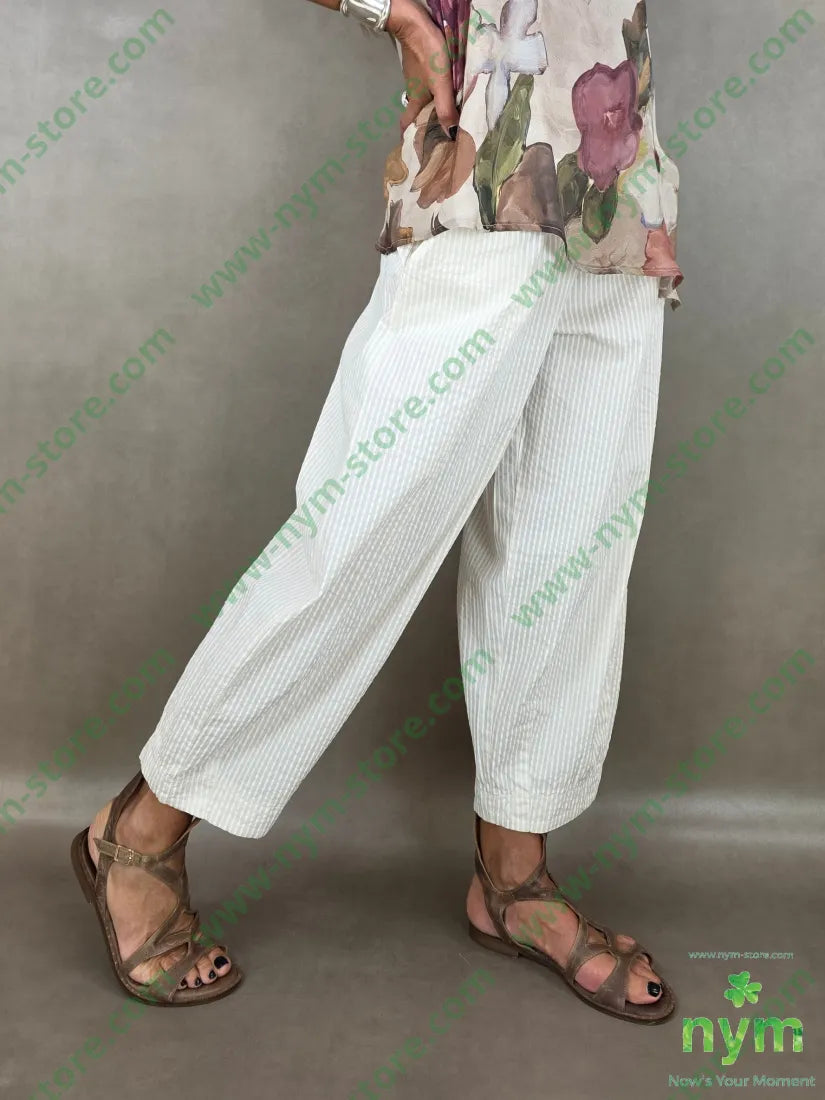 pantalone righine cotone 98co2ea - U / BURRO / PE26 - PANTALONE