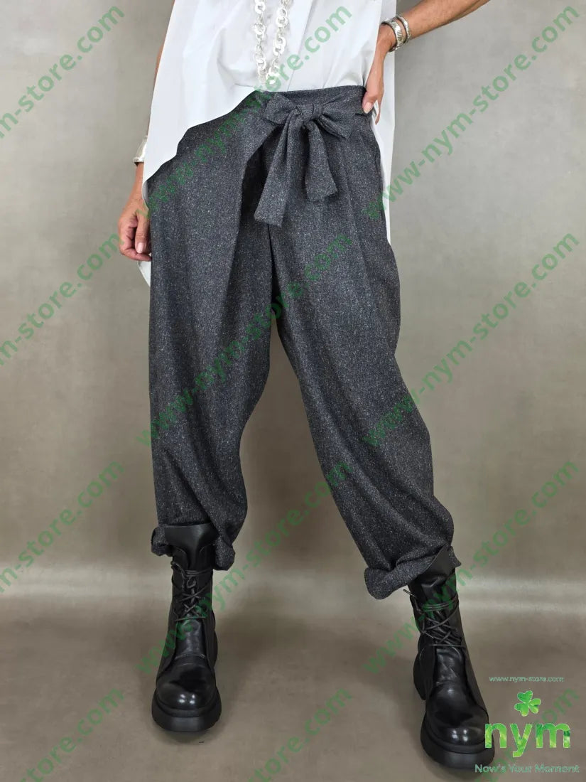 pantalone sale e pepe incrocio 70pl27ra3ea - U / ANTRACITE / AI26 - PANTALONE