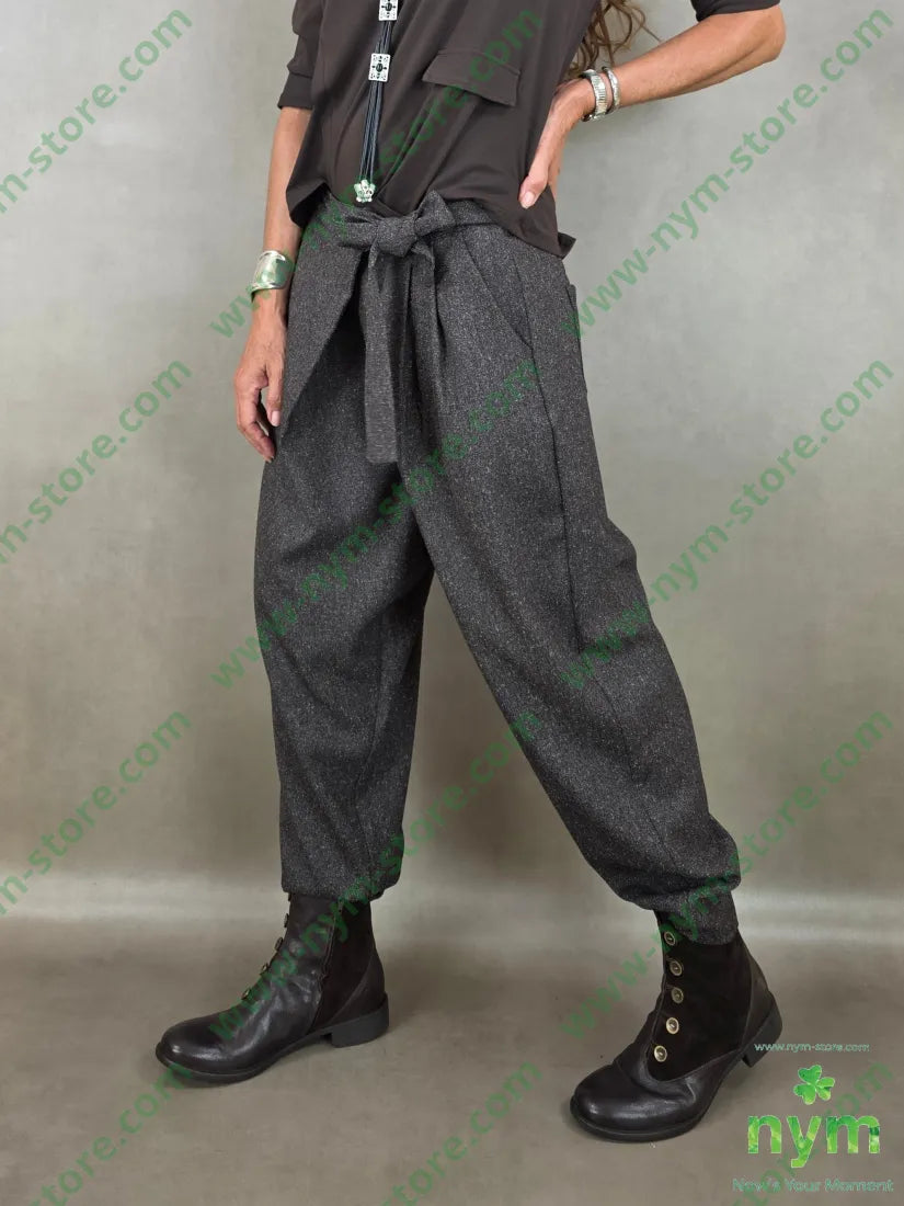 pantalone sale e pepe incrocio 70pl27ra3ea - U / MARRONE / AI26 - PANTALONE