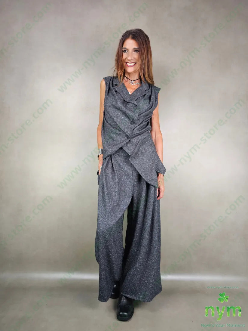 pantalone sale e pepe palazzo 70pl27ra3ea U / ANTRACITE / AI25 PANTALONE