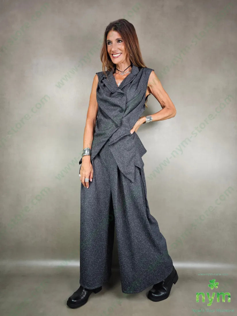 pantalone sale e pepe palazzo 70pl27ra3ea U / ANTRACITE / AI25 PANTALONE