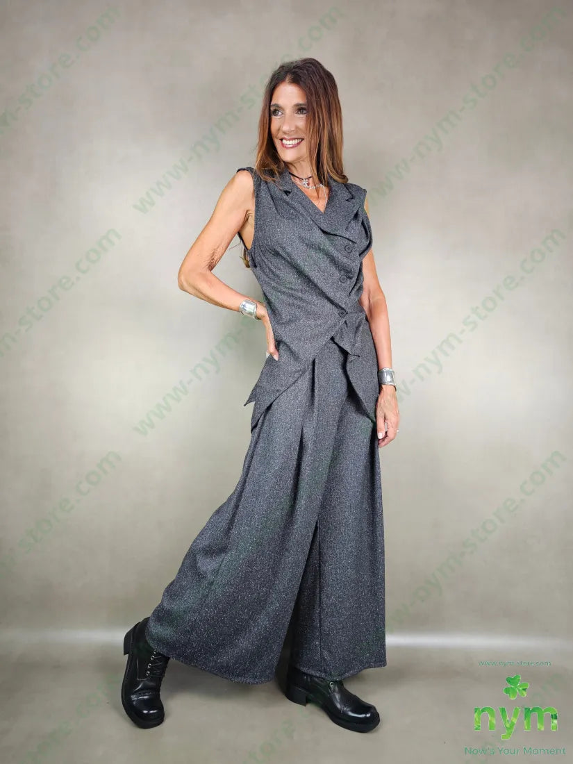 pantalone sale e pepe palazzo 70pl27ra3ea U / ANTRACITE / AI25 PANTALONE