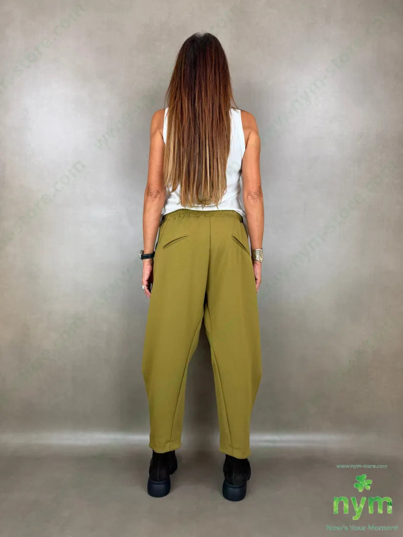 Pantalone scuba tasche asola dietro 72co20pl8ea - U / OLIO / AI26 - PANTALONE