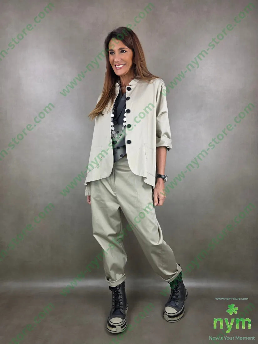 pantalone slim tessuto lucido 79vi19ny2ea PANTALONE