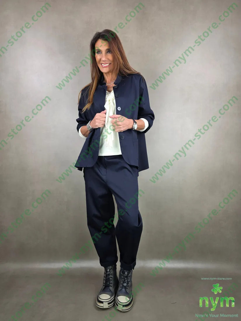 pantalone slim tessuto lucido 79vi19ny2ea PANTALONE