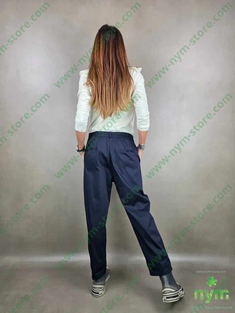 pantalone slim tessuto lucido 79vi19ny2ea PANTALONE