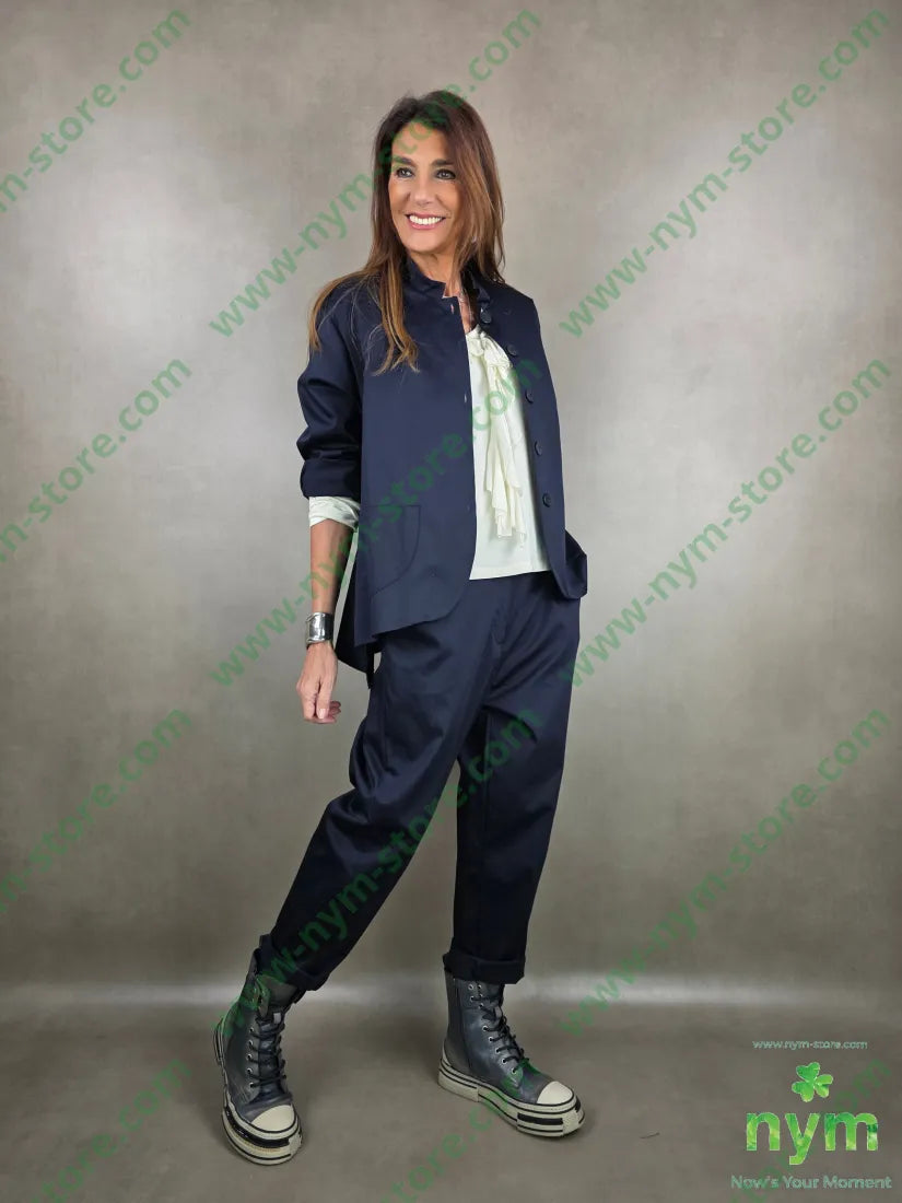 pantalone slim tessuto lucido 79vi19ny2ea PANTALONE