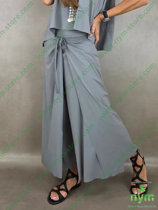 pantalone super ela aperto lato 75pa25ea - U / GRIGIO S. / PE26 - PANTALONE