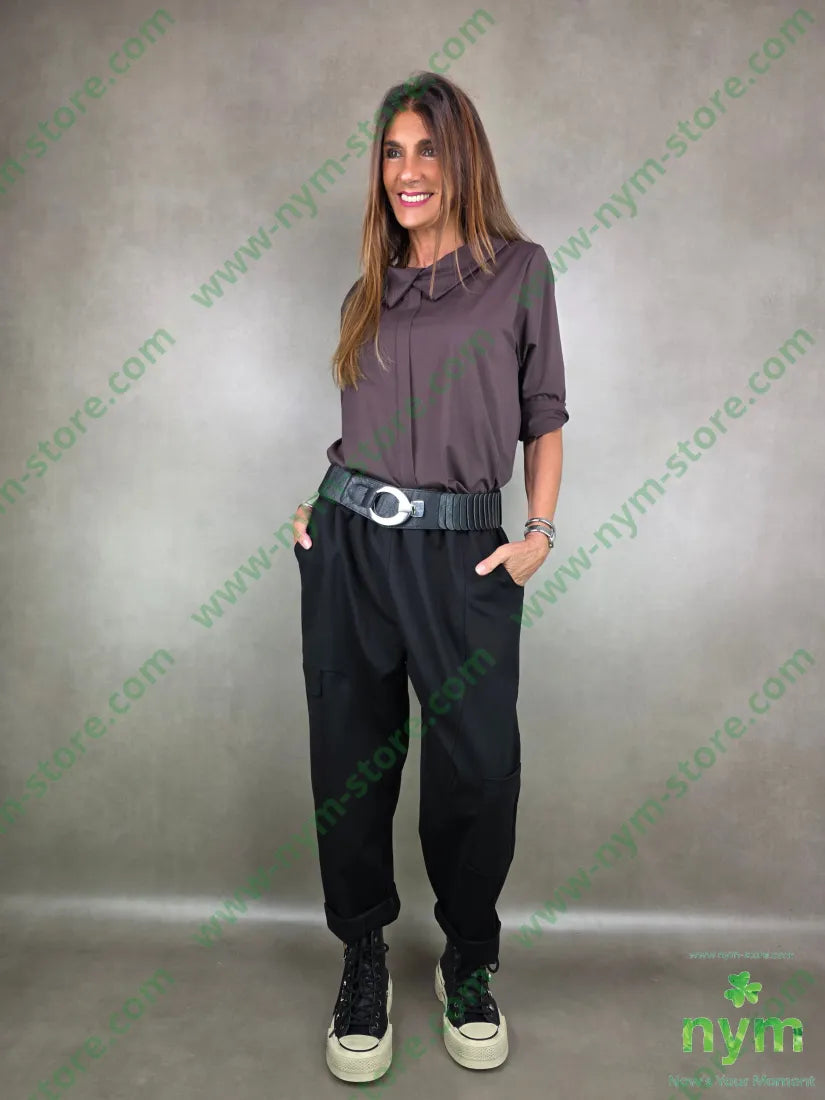 pantalone tasca ginocchio 65vi30pa5ea U / NERO / AI25 PANTALONE