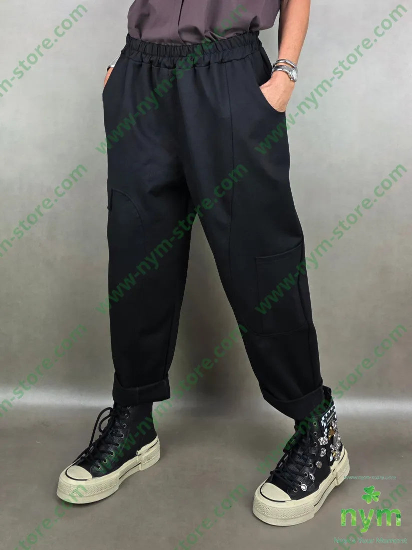 pantalone tasca ginocchio 65vi30pa5ea U / NERO / AI25 PANTALONE