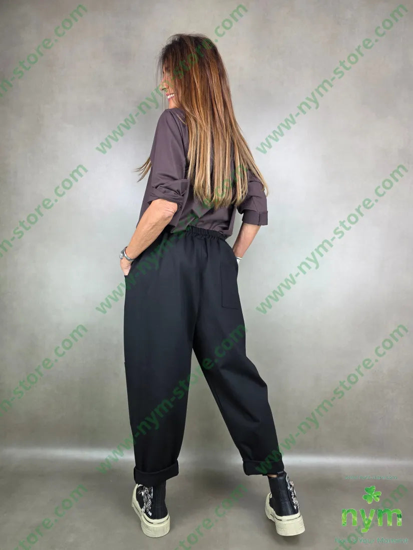 pantalone tasca ginocchio 65vi30pa5ea U / NERO / AI25 PANTALONE