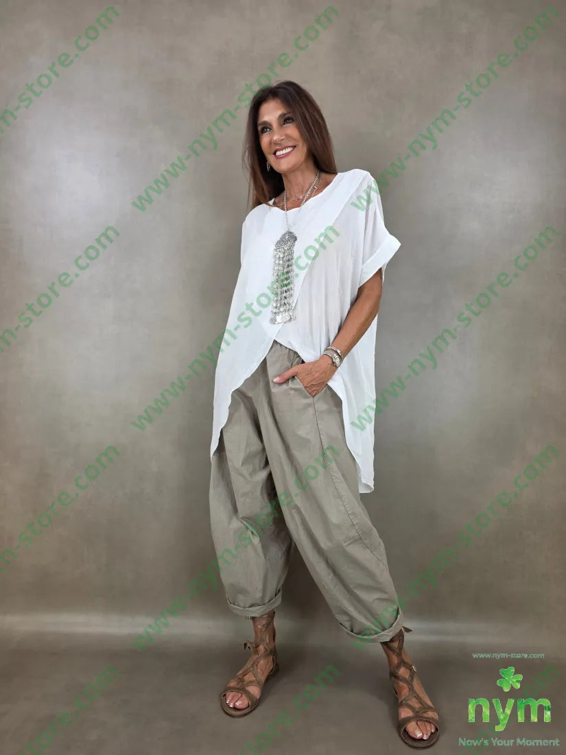 pantalone tela vela imbuto 100co - PANTALONE