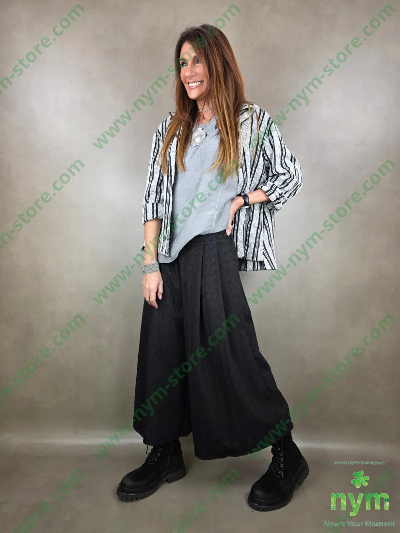 pantalone tessuto a nodi corto e largo 45ly30vi22ny PANTALONE