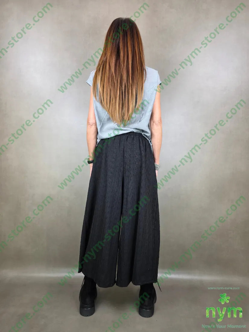 pantalone tessuto a nodi corto e largo 45ly30vi22ny PANTALONE
