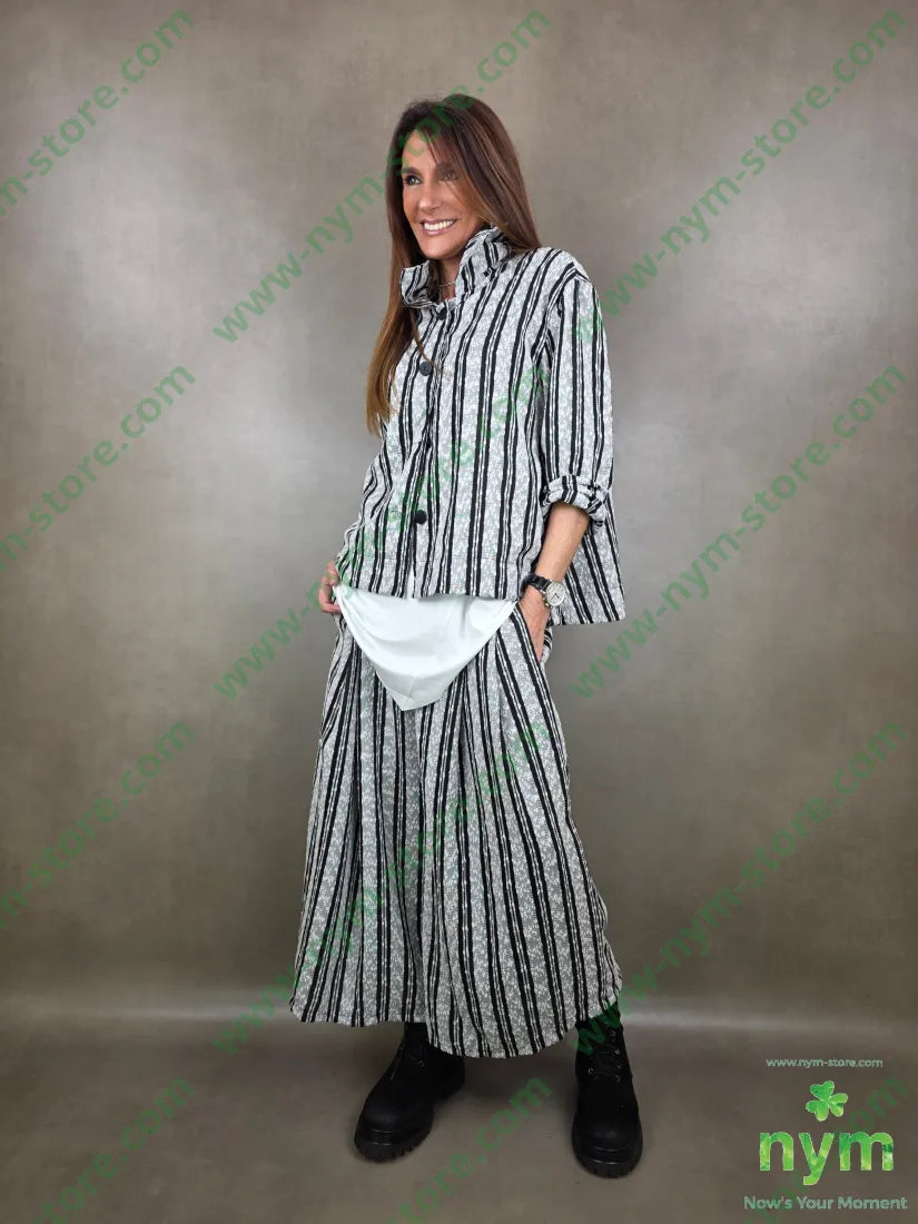 pantalone tessuto a nodi corto e largo 45ly30vi22ny PANTALONE