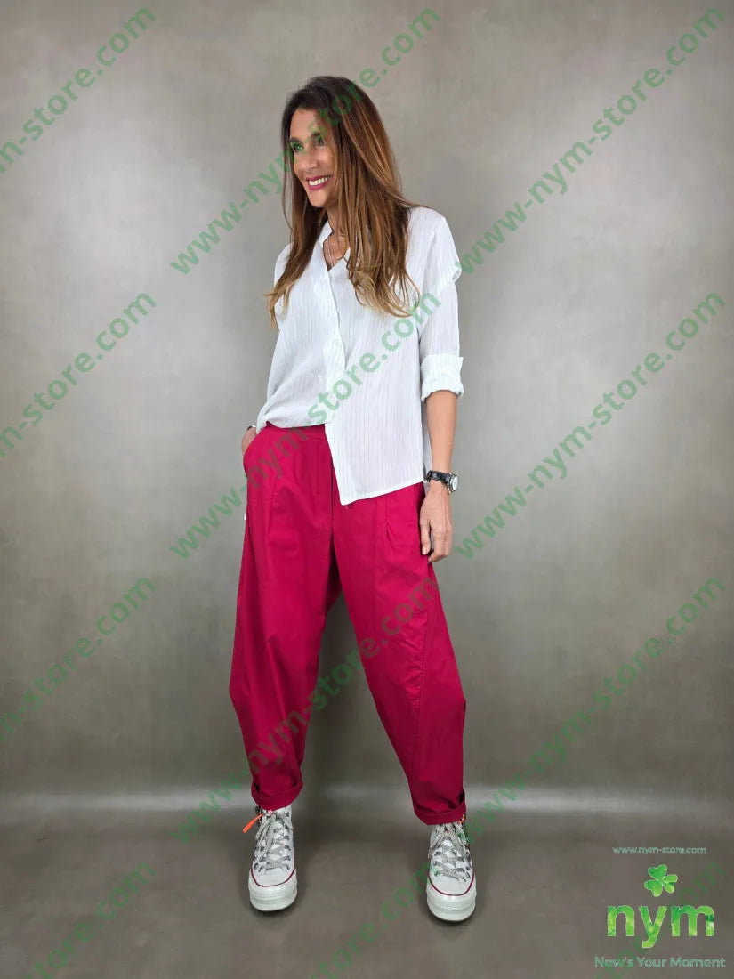 pantalone tessuto bengalina dettaglio imbuto 79vi19ny2ea PANTALONE