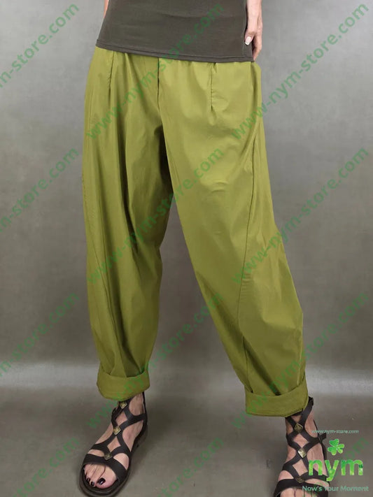 pantalone tessuto bengalina dettaglio imbuto 79vi19ny2ea - U / OLIO / PE26 - PANTALONE